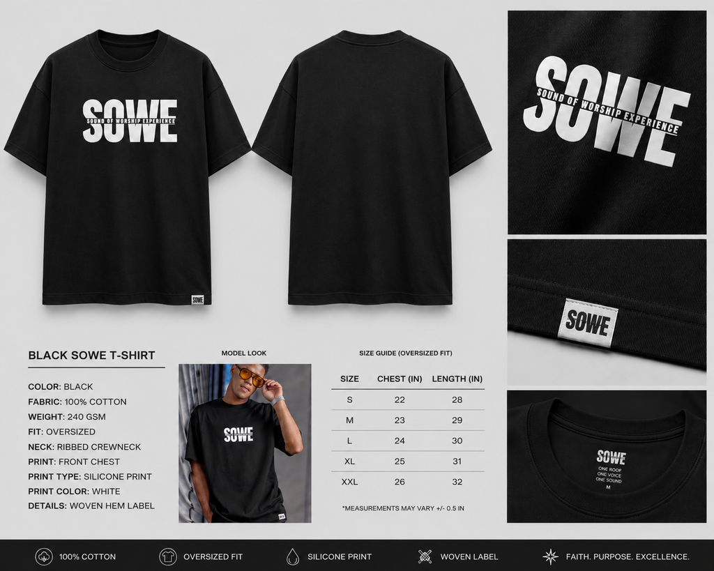 SOWE Black T-Shirt
